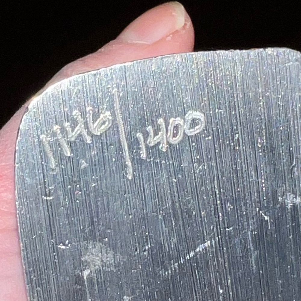 Rare Vintage Michael Ricker Pewter Silver Rabbit Tricycle Miniature Figurine - Picture 8 of 8